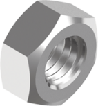 RVS zeskantmoer A2 M6