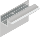 Aluminium eindklem 40 mm