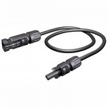 Solarkabel voorgemonteerd 6mm2 zwart 2mtr.