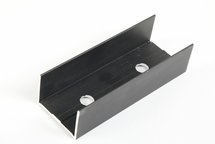 Aluminium profielverbinder zwart
