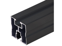 Aluminium montage profiel zwart 40x40 lengte 6,20 mtr Aluminium montage profiel zwart 40x40 lengte 6,20 mtr