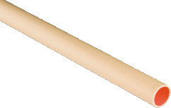 Kunststof installatiebuis creme 16 mm lengte 2 mtr Kunststof installatiebuis creme 16 mm lengte 2 mtr