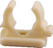 Kabelbuisklem 16/19mm creme Kabelbuisklem 16/19mm creme