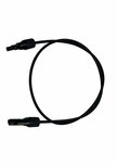 Solarkabel voorgemonteerd 4mm2 zwart 1mtr. Solarkabel voorgemonteerd 4mm2 zwart 1mtr.