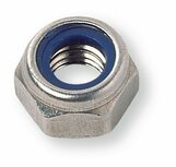 RVS zelfborgende moer M12 RVS zelfborgende moer M12