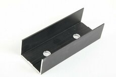 Aluminium profielverbinder zwart Aluminium profielverbinder zwart