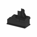 ClickFit EVO Montagerail Eindkap zwart ClickFit EVO Montagerail Eindkap zwart