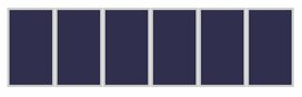 ClickFit EVO set montagematerialen 6 panelen portrait zwart ClickFit EVO set montagematerialen 6 panelen portrait zwart