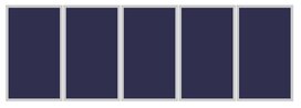 Solar Construct Roboost set montagematerialen 5 panelen portrait zwart Solar Construct Roboost set montagematerialen 5 panelen portrait zwart