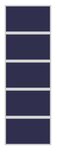 Solar Construct Roboost set montagematerialen 5 panelen landscape zwart Solar Construct Roboost set montagematerialen 5 panelen landscape zwart
