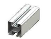 Aluminium montage profiel 40x40 lengte 6,20 mtr Aluminium montage profiel 40x40 lengte 6,20 mtr